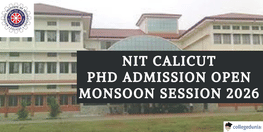 NIT Calicut PhD Admission 2026 Open